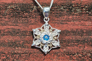 snowflake with cremation ash